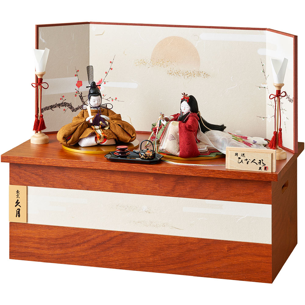 親王収納飾り 銘木シリーズ 花梨 4HR-S61-Z | 収納飾り | 【公式