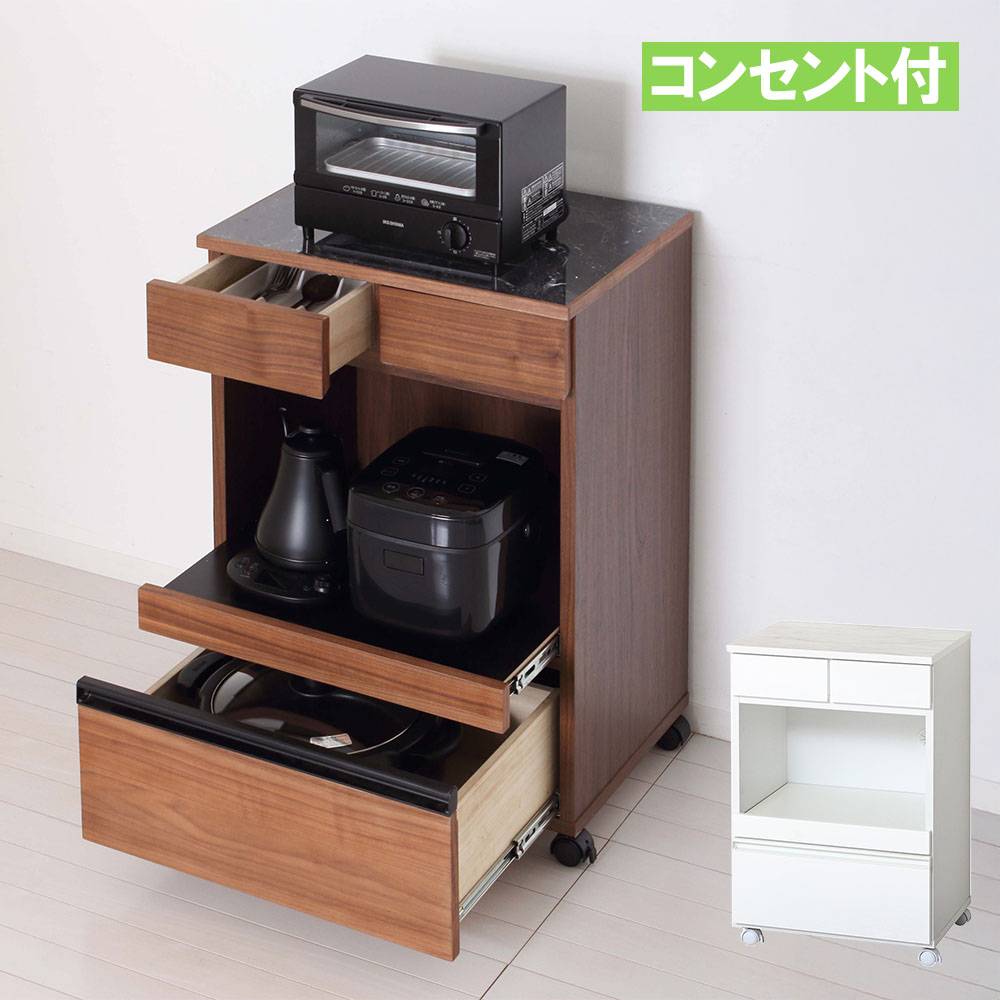 キッチンラック 幅550×奥行400×高さ820mm レンジ台 レンジラック