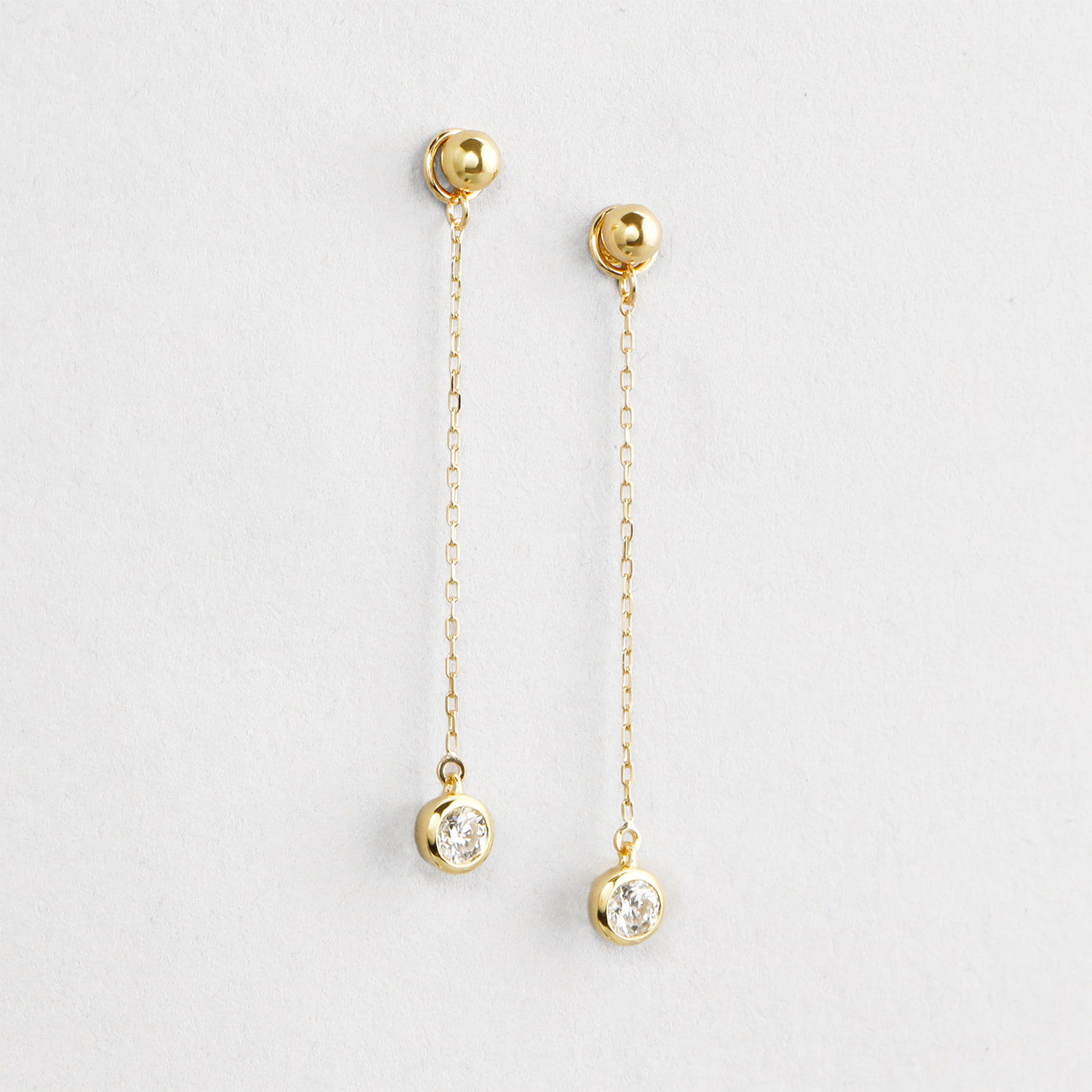 フクリン ダイヤモンド チャームピアス /c0244da ジュエリー専門店