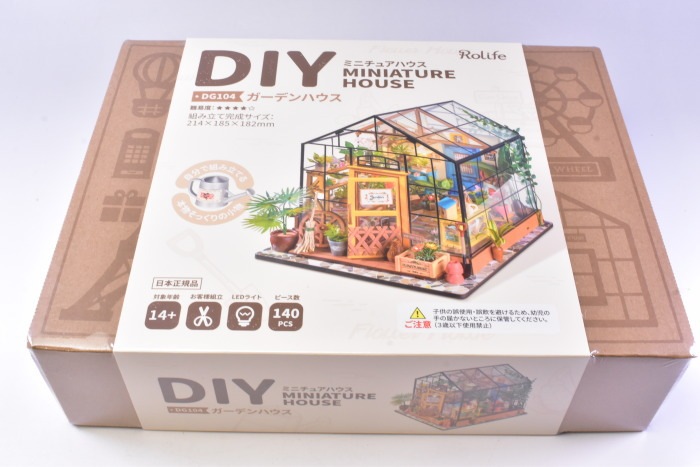 ROBOTIME Rolife DIYミニチュアドールハウスキット 【DG104：ガーデン