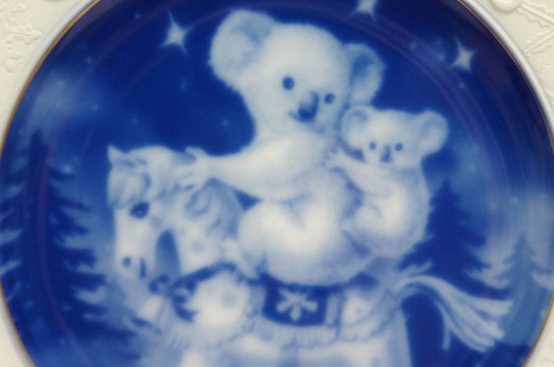 大倉陶園2006年クリスマスプレート「コアラ」 | いっぴん,いっぴん