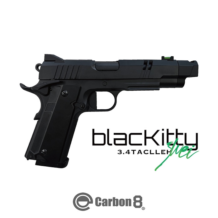 Carbon8 CO2ガスブローバックガン Black Kitty 3.4TACLLEH Zwei