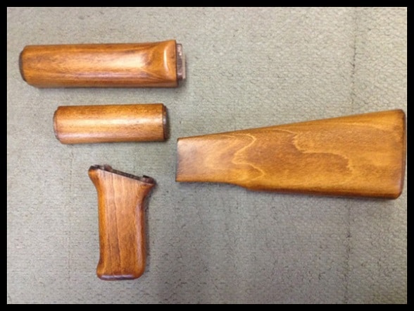 CAW/MULE マルイ次世代AK47用 木製ストックセット | 電動ガンドレス