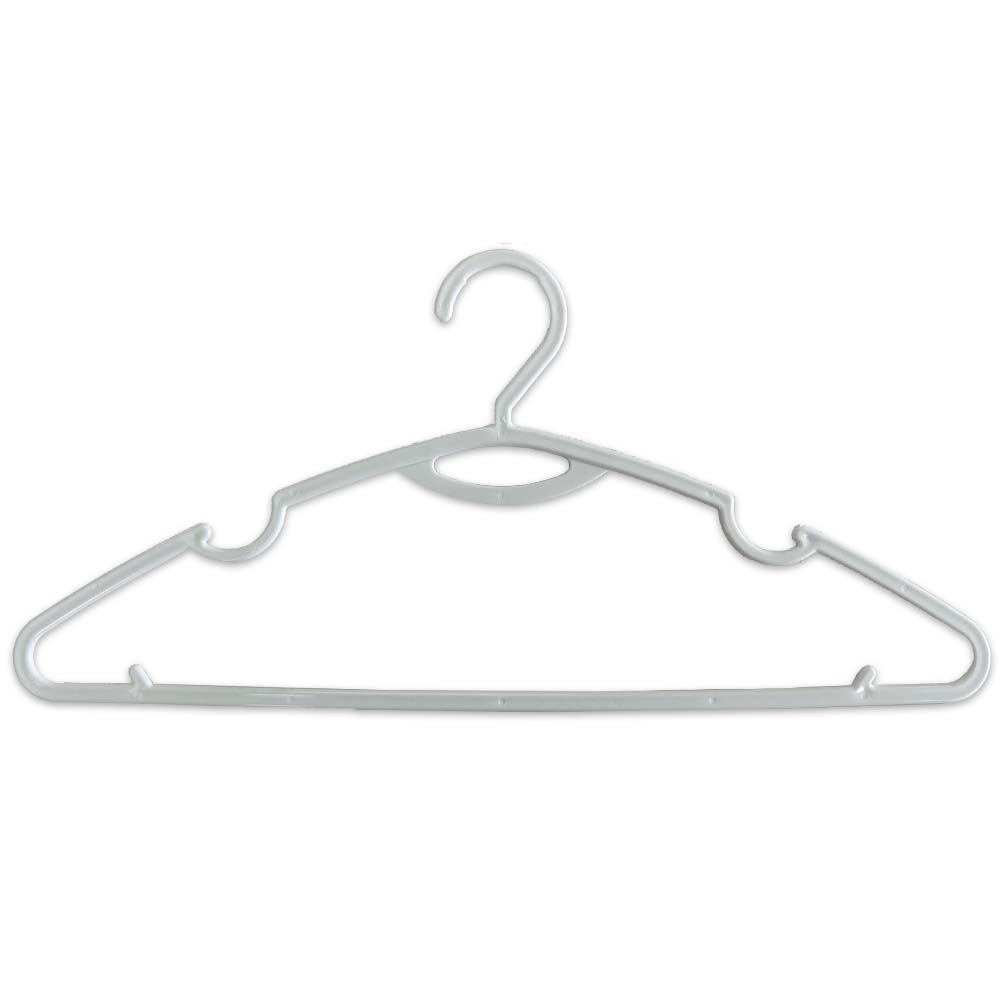ヒラノトレーディング プラスチックハンガー 41cm 10本組 | 生活雑貨