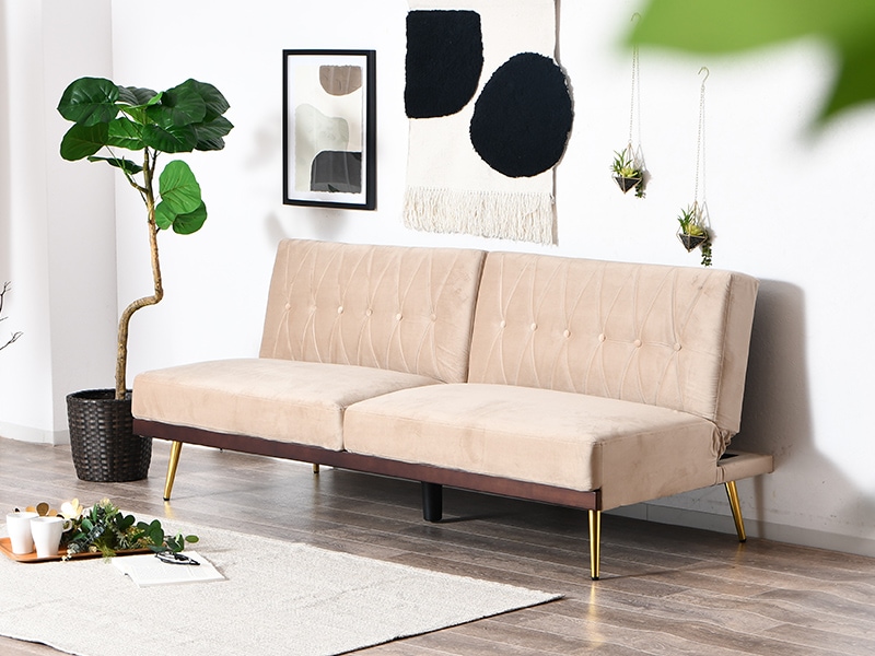 ソファー ソファ ソファベッド コンパクト セミダブル リクライニング