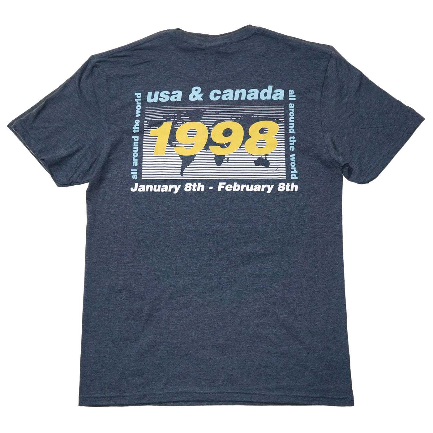 OASIS Tシャツ 1998 World Tour USA/Canada-Navy | OSOMALO バンドT