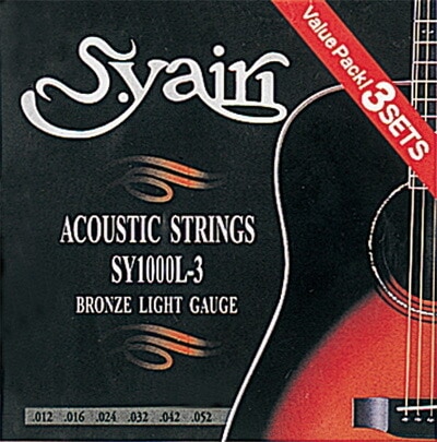 アコースティックギター 弦 S.yairi SY-1000L-3 (3set pack) [ヤイリ