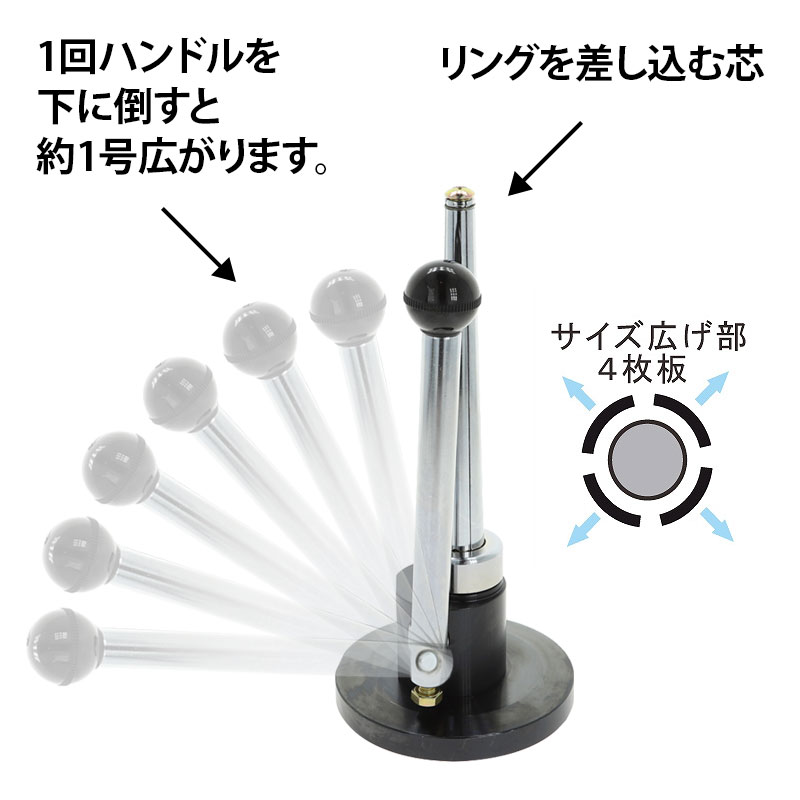 S&F（シーフォース） 指輪サイズ延ばし機 | 成形・板金・線引・ケガキ