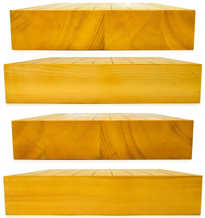 日向産本榧2寸4分ハギ卓上将棋盤 MS32 本榧の本場 日向産のやや厚めの