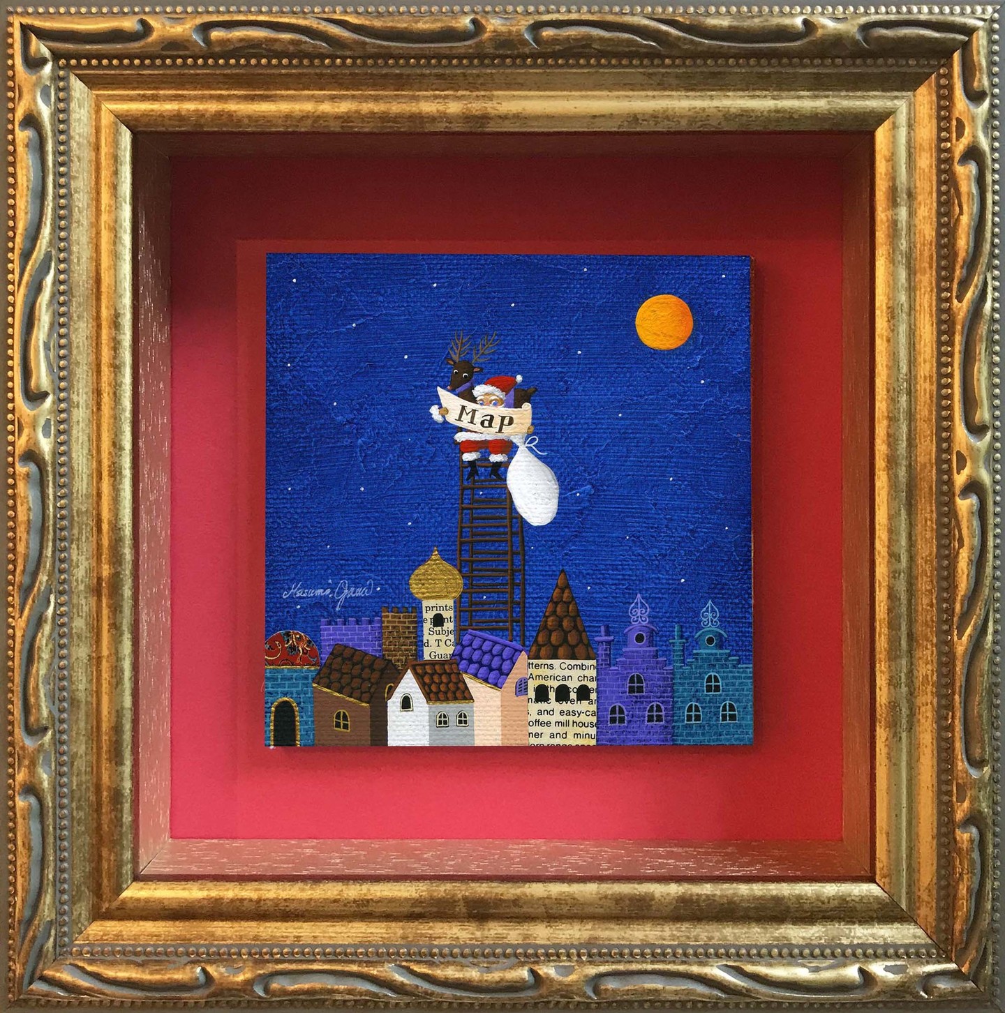 クリスマスキャンバスジクレー一覧｜小澤摩純