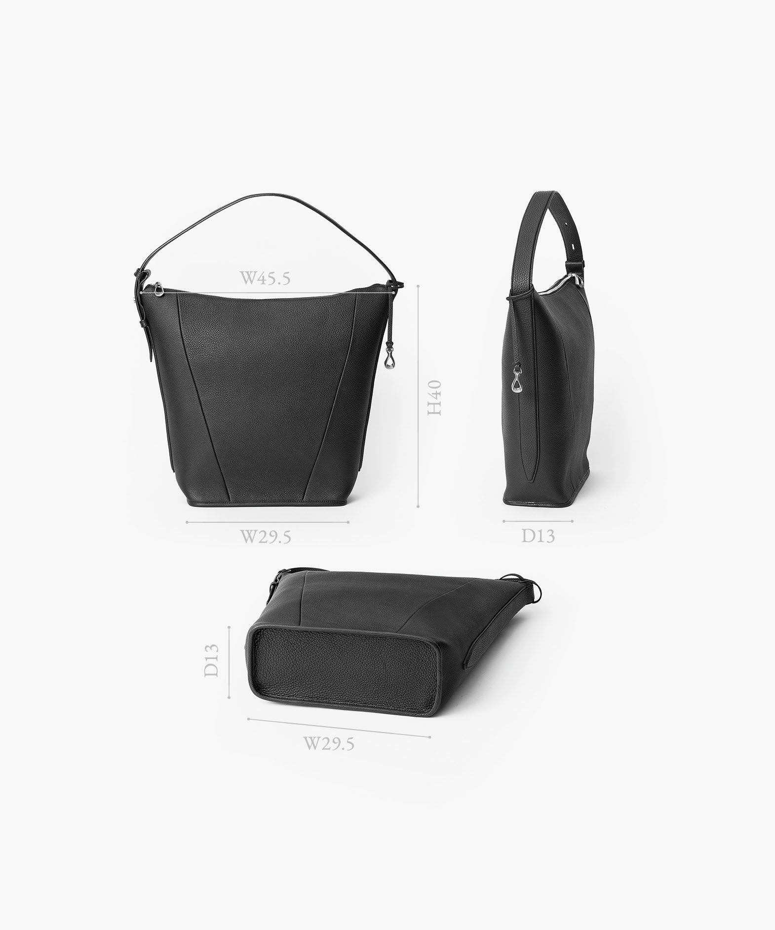 縦型ホーボーバッグ（L）“Focus” | 大人のバッグ・財布・ トートバッグ