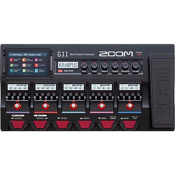 Zoom G11 Multi-Effects Processor With Expression Pedal | Guitar Center