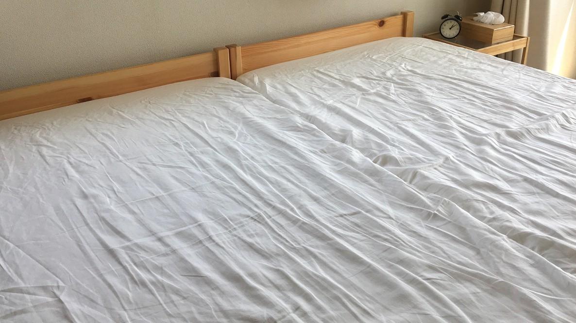 無印良品の麻シーツで、熱帯夜も乗り切れそうだな～ | ROOMIE（ルーミー）