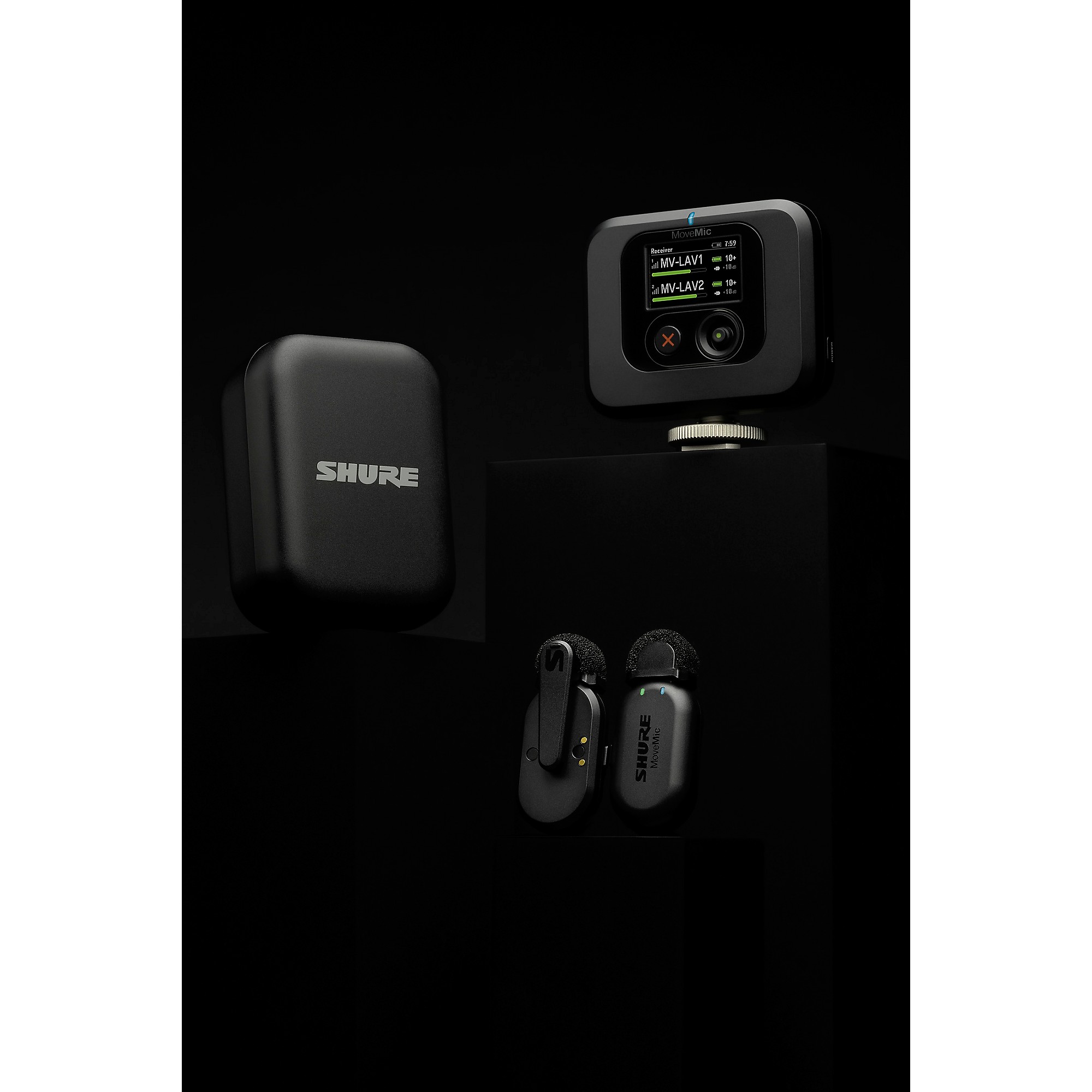 Shure MoveMic Kit Two-Channel Wireless Lavalier Microphone System