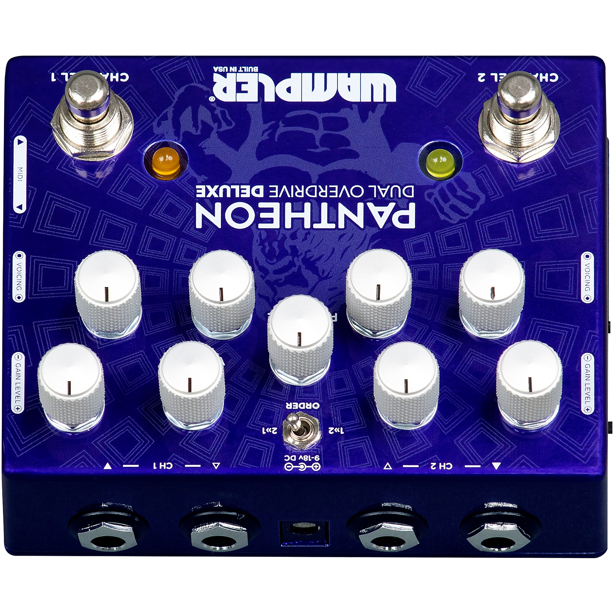 Wampler Pantheon Deluxe Dual Overdrive Effects Pedal | Music & Arts