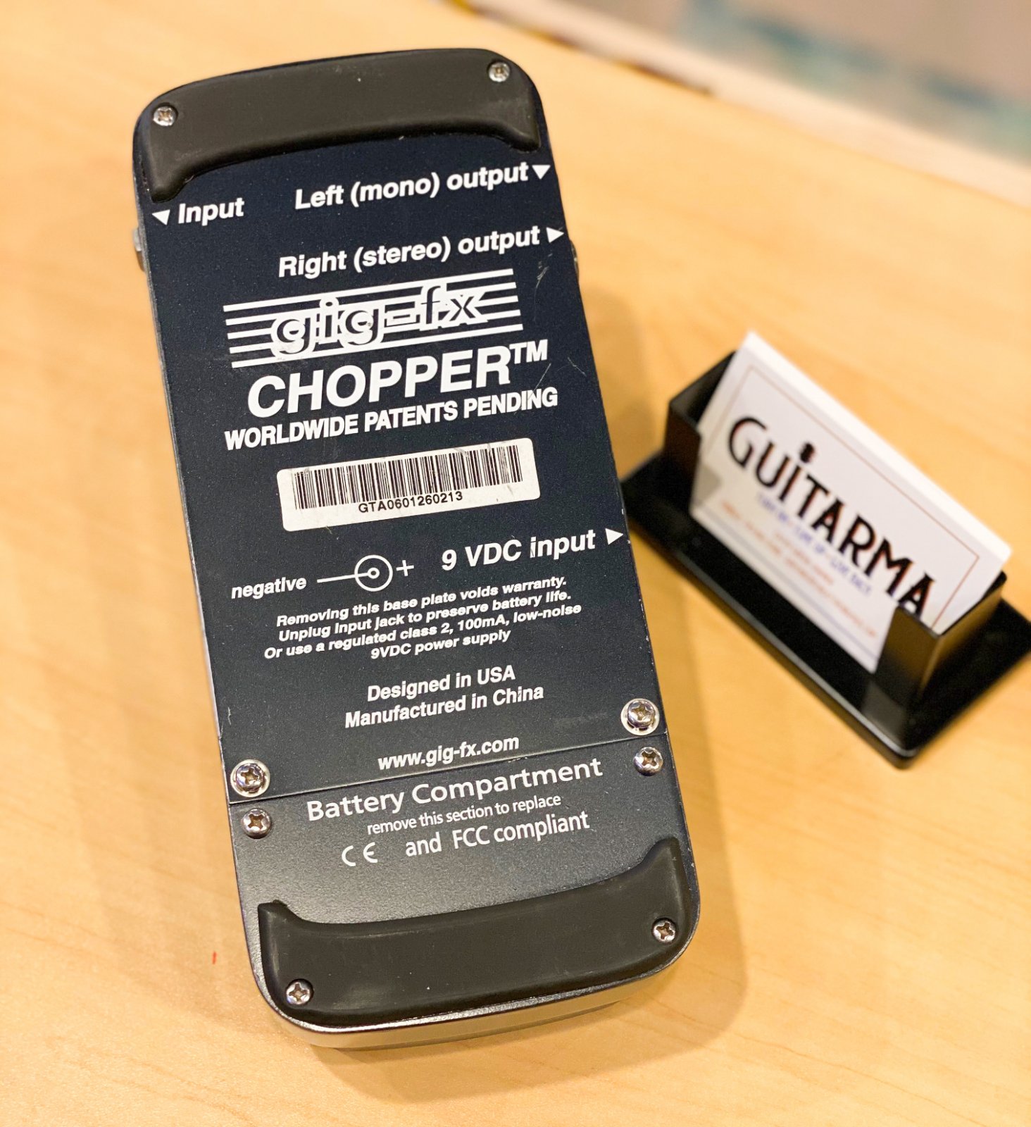 Gig FX The Chopper multi-effects pedal