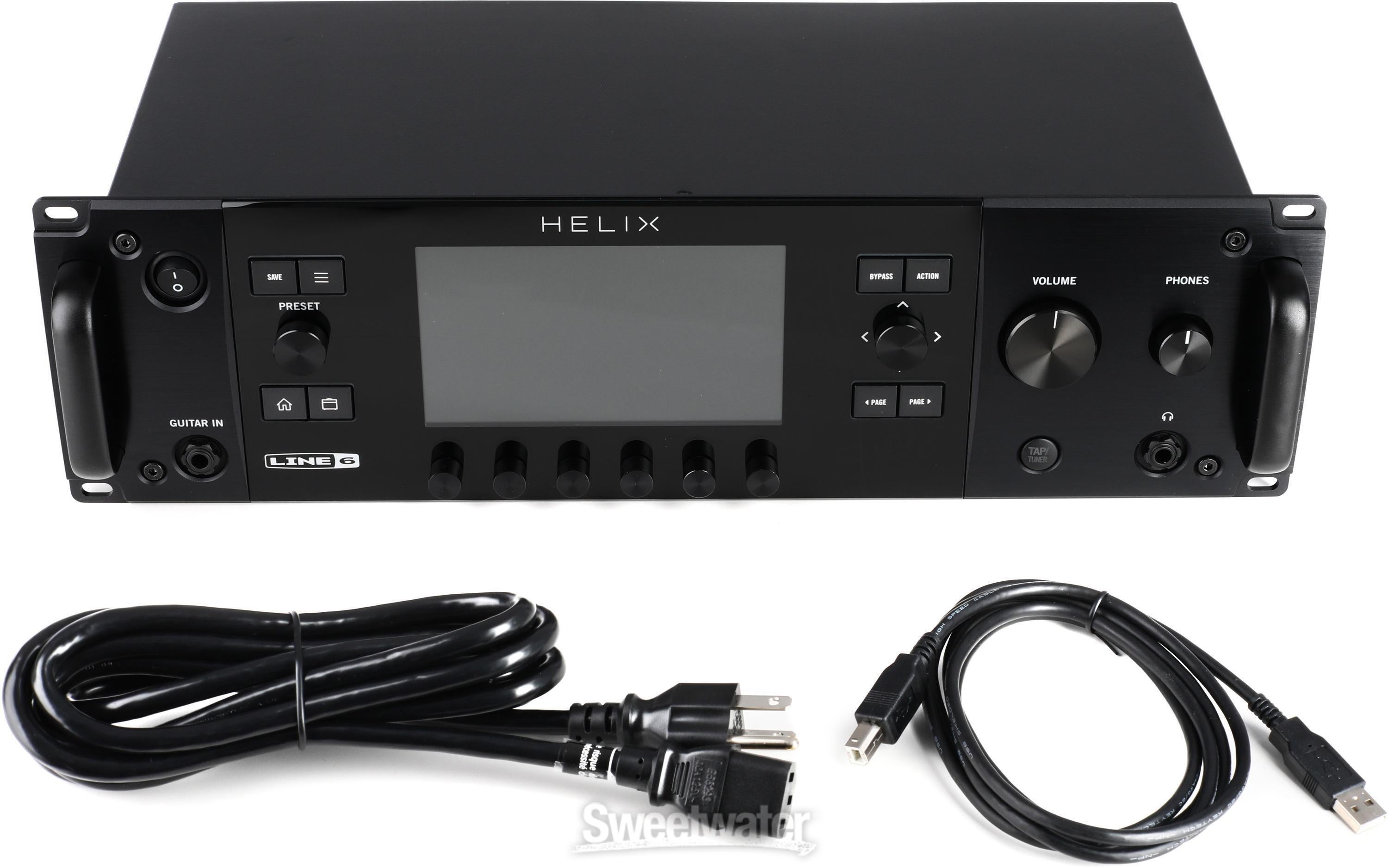 Line 6 Helix Rack Guitar Multi-effects Rack Processor | Sweetwater