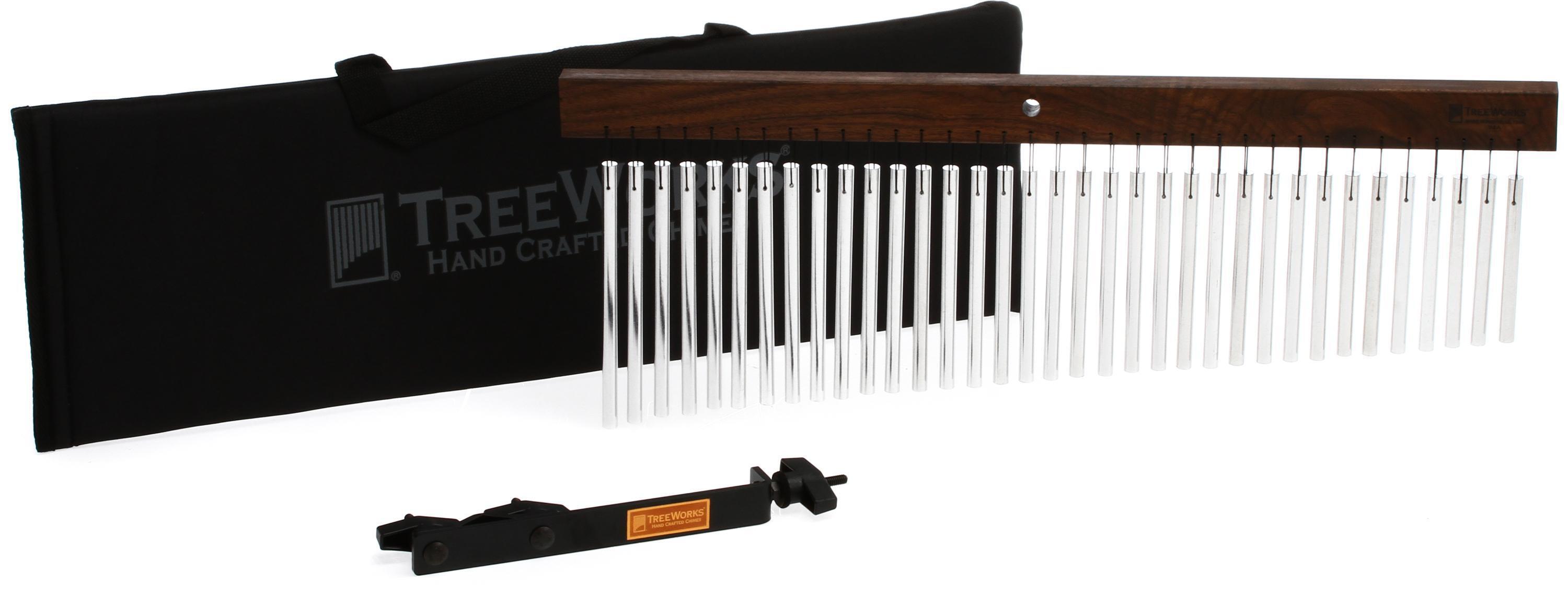 Treeworks TRE35kit Chimes Combo Kit - 35-bar Single Row with Mount