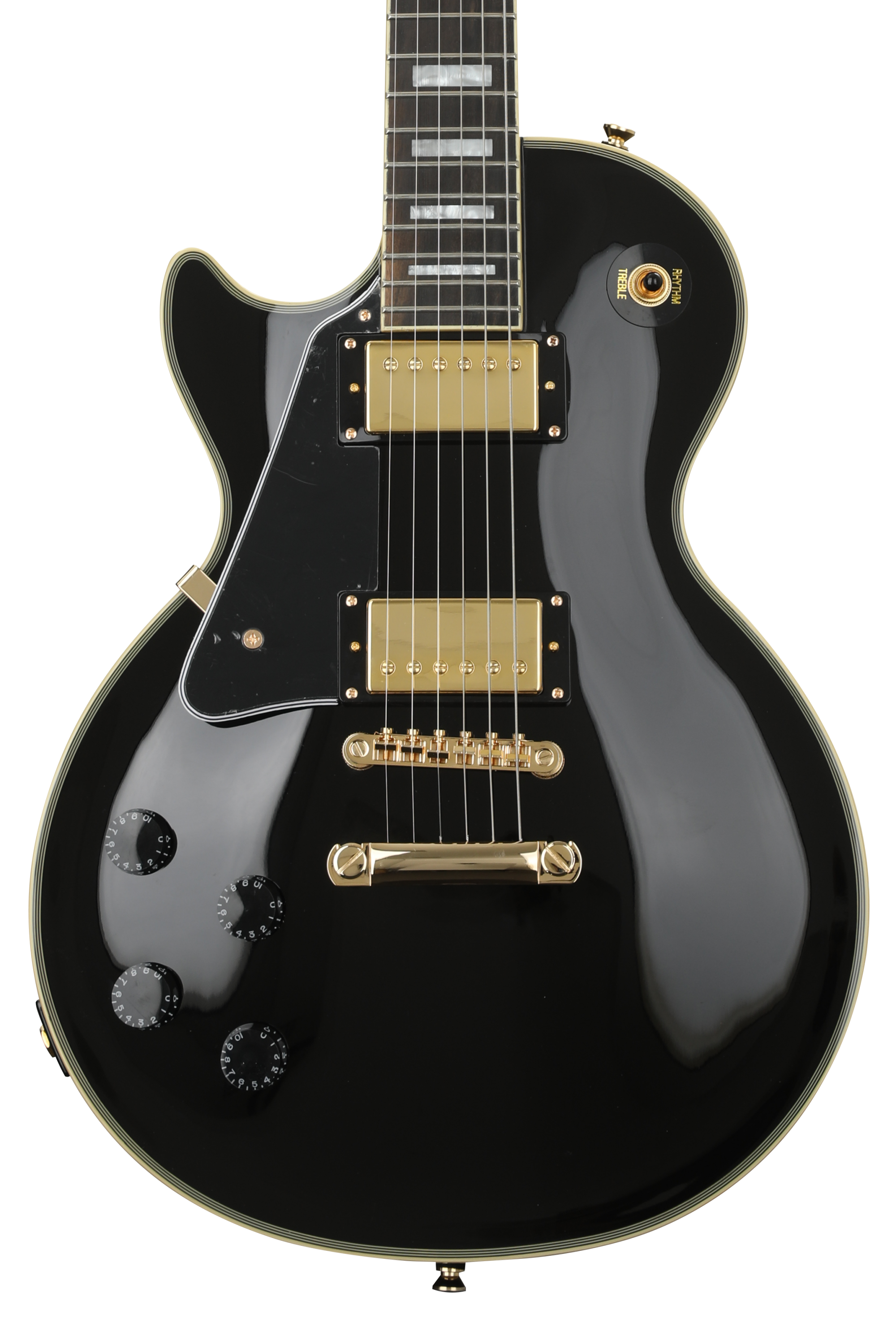 Epiphone Les Paul Custom Pro, Left-handed - Ebony | Sweetwater