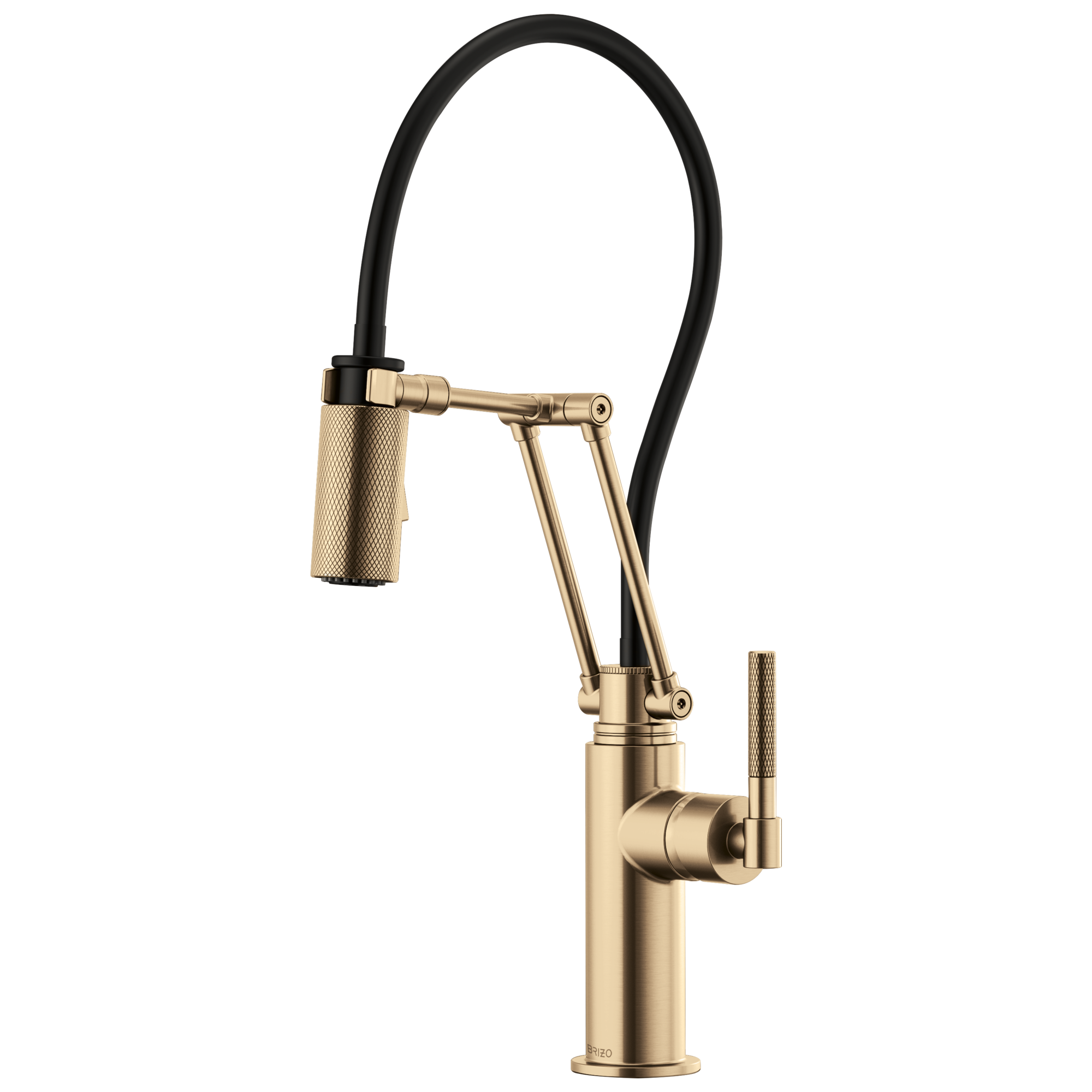 Litze® | Articulating Faucet with Knurled Handle