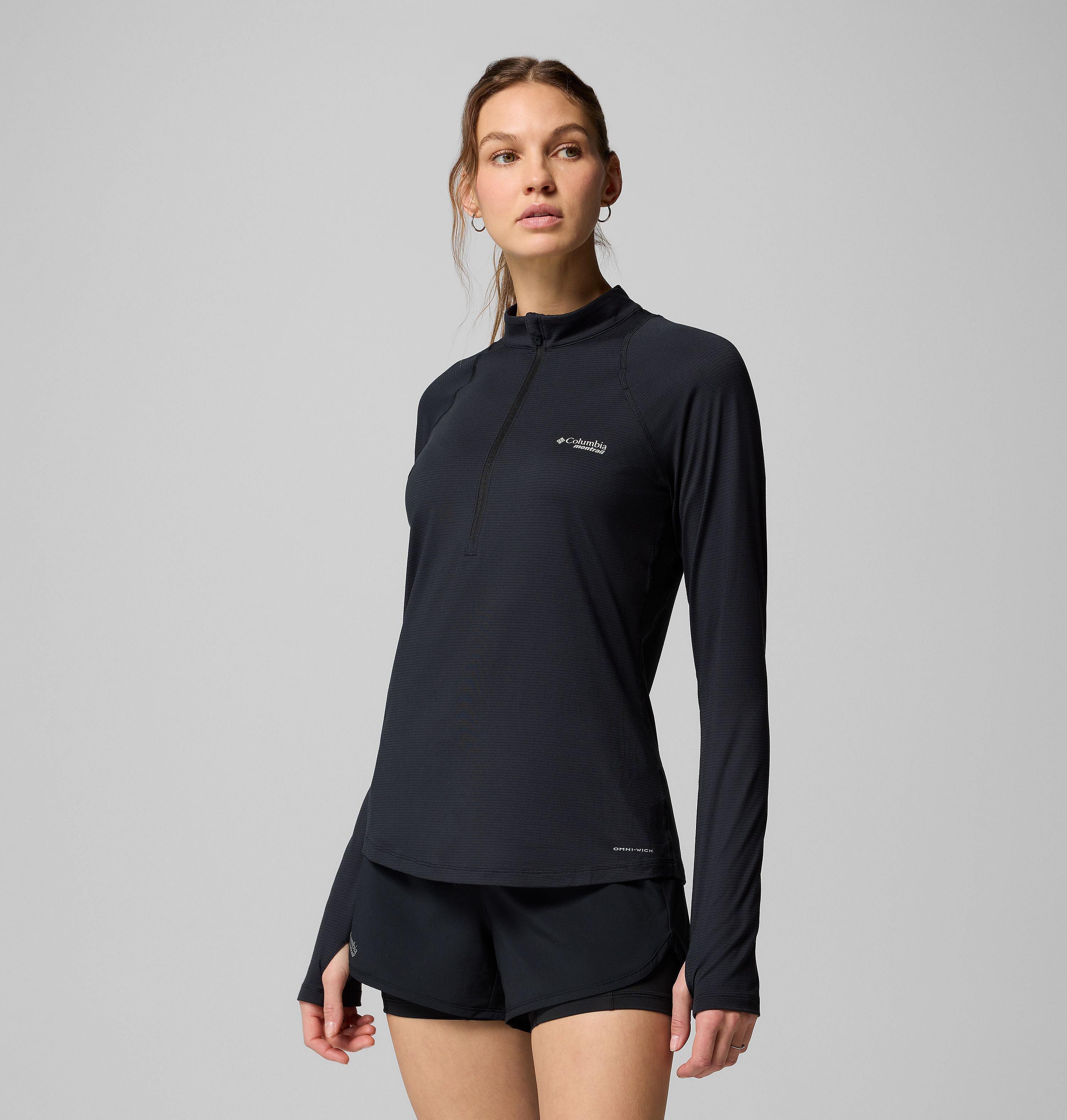 Women's Endless Trail Half Zip Mesh Long Sleeve Shirt | Columbia