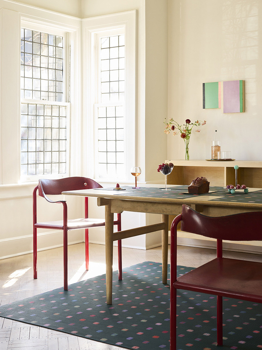 チルウィッチ ランチョンマット・サンプラー｜緑とマルチカラーの