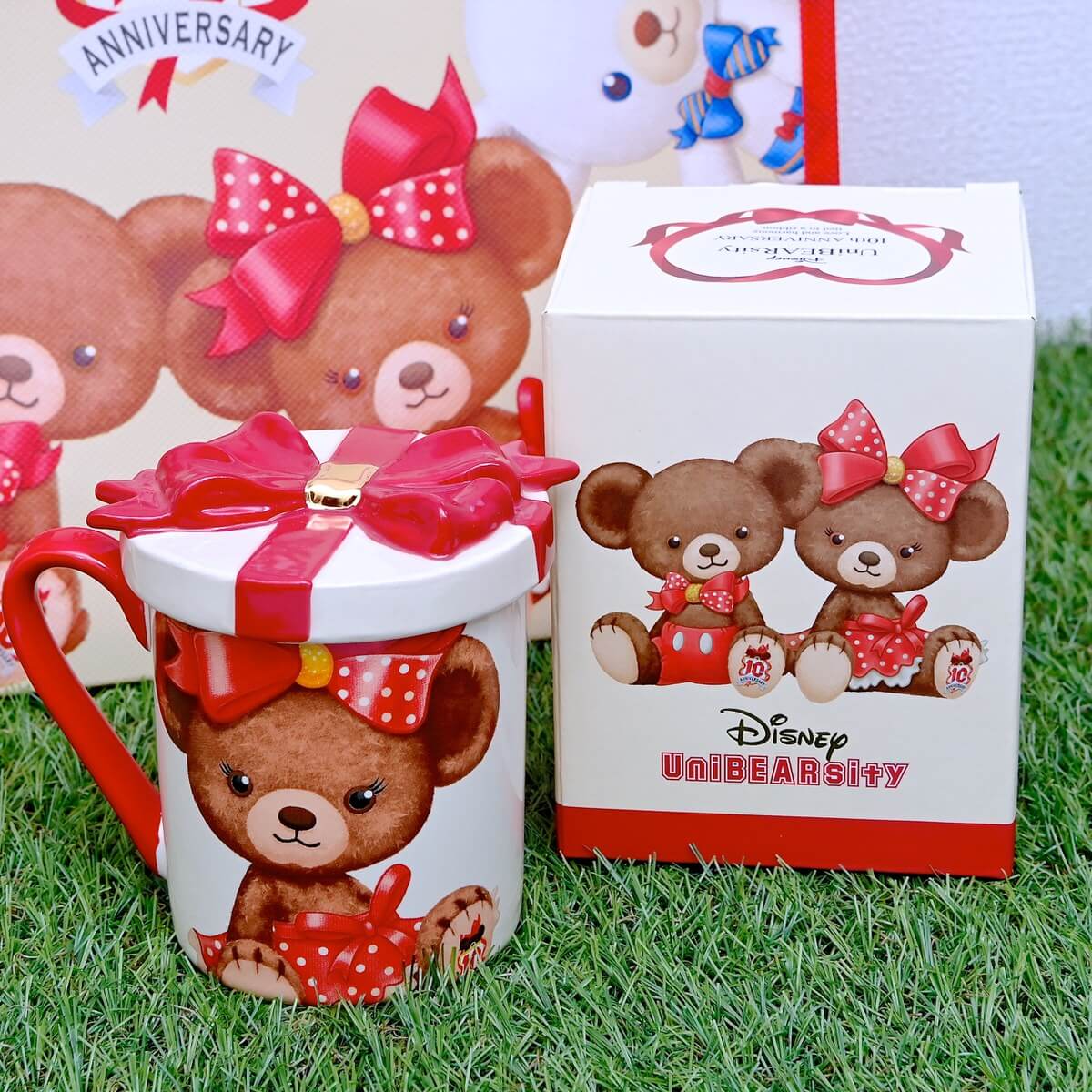 10周年をモカとプリンがお祝い！ディズニーストア「ユニベアシティ