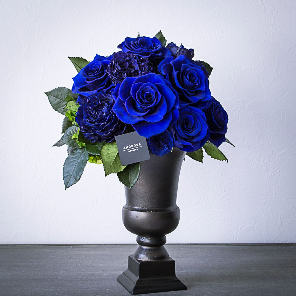 グランドール(M)/ブルー （プリザーブドフラワー） | 最高級