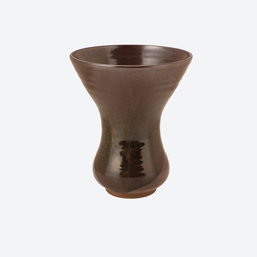 高取焼宗家＞広口花入れ 十三代高取八山造 | 福岡県東峰村 | 三越