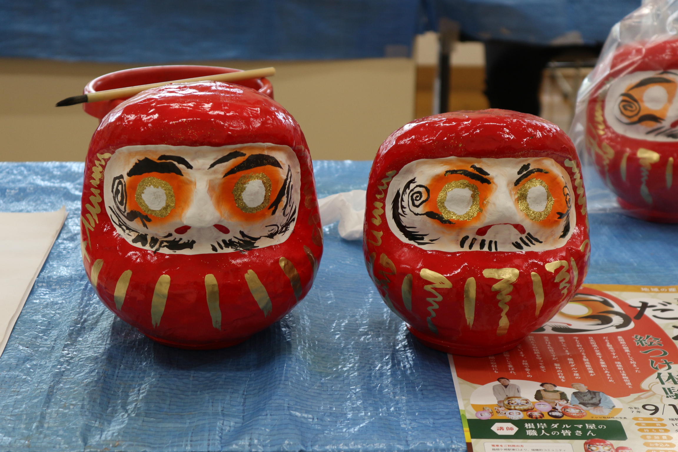 第251回温故知新の会 東京だるまの絵付け体験 - 瑞穂町郷土資料館