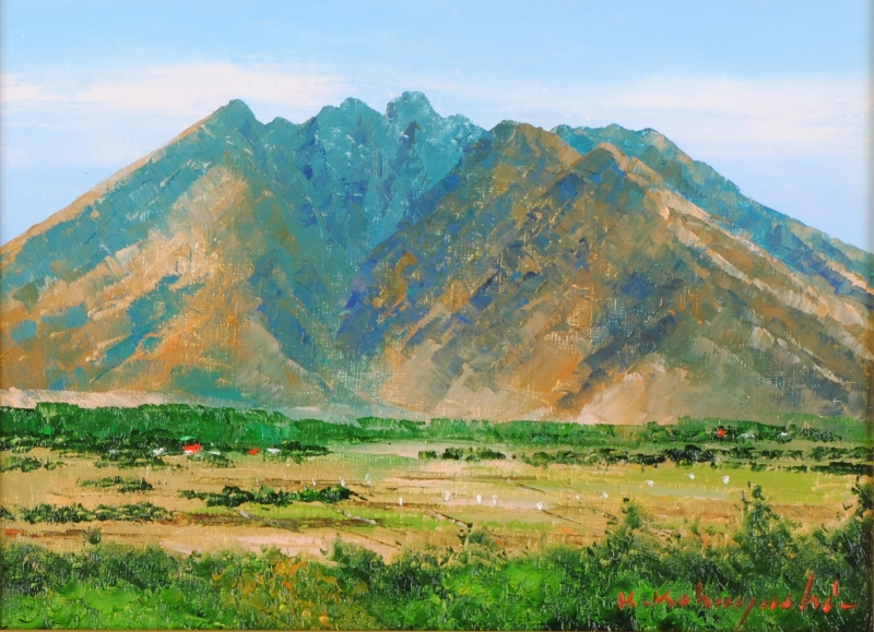 根子岳」A 2006 絵画 F8 根子岳」A 2006 絵画 F8 - メルカリ