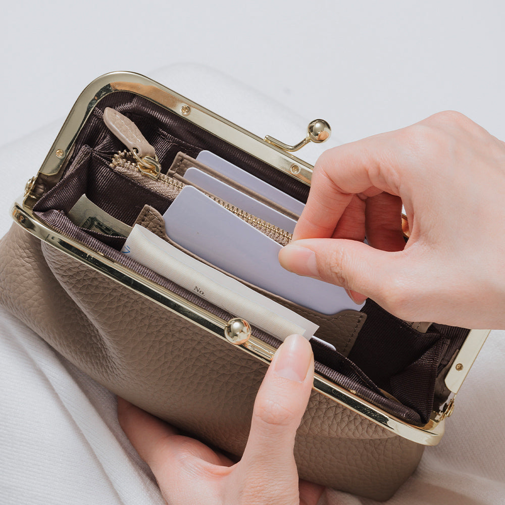 新品 エムユーエル M.U.L キルティング がま口 長財布 楽天市場