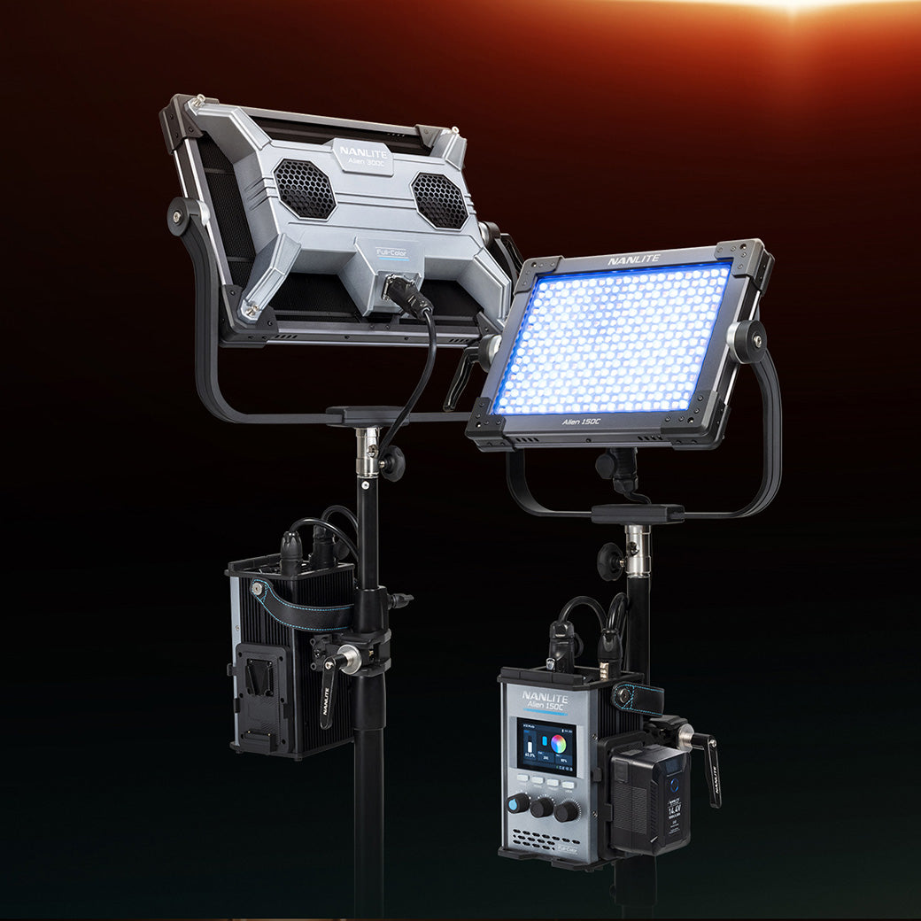 防塵防滴のフルカラーLEDライト「Alien 150C」「Alien 300C」が発売