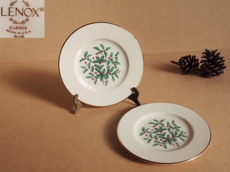 SHOP偶然と必然の間 レノックスUSA製 プレート 16cm 2枚組