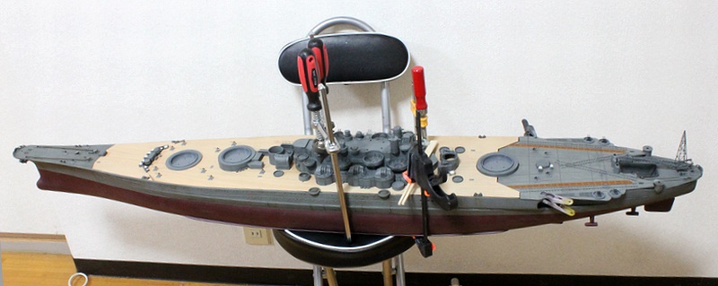 戦艦 大和 1/200 徹底ディティールアップ製作記 ニチモ NICHIMO 日本