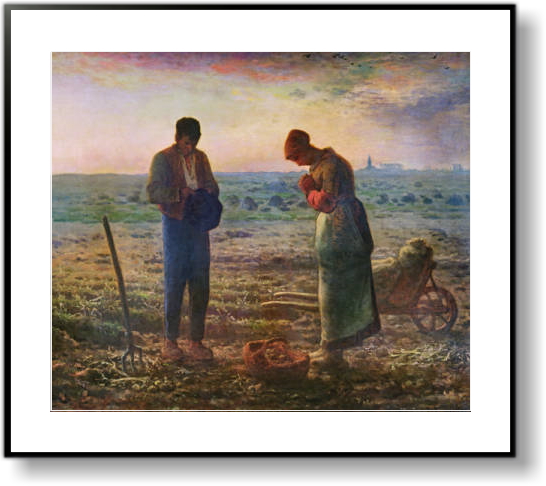 ミレー *晩鐘 1859