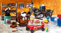 スヌーピーの「ガレージ」へようこそ！ワイルドなミニチュアシリーズが