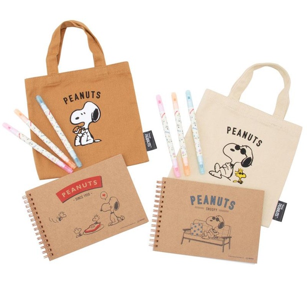 スヌーピーの「ステーショナリーセット」がかわいすぎ！“スケッチ散歩