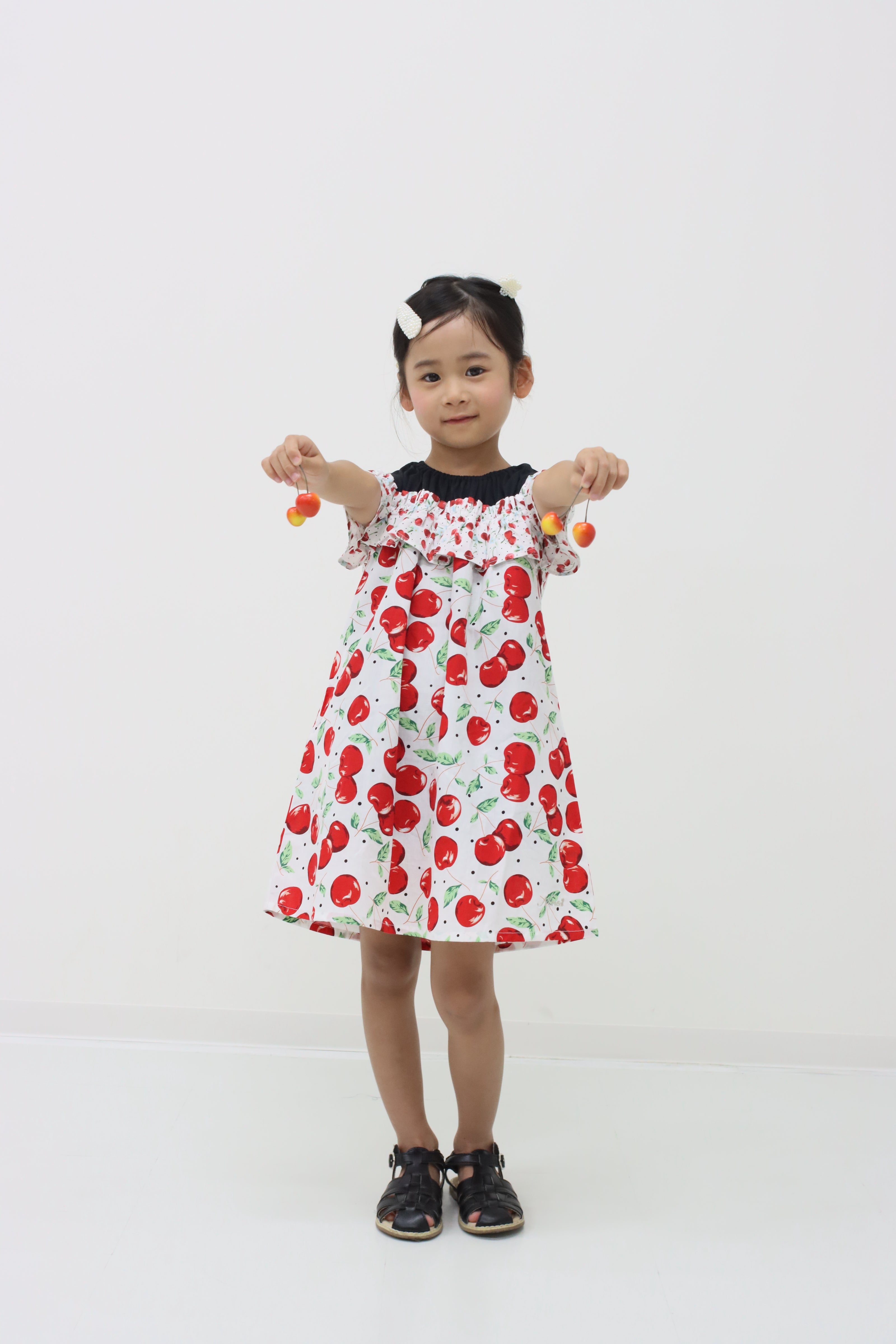 90～120cm】ワンピース/ チェリープリント – nino公式オンラインショップ
