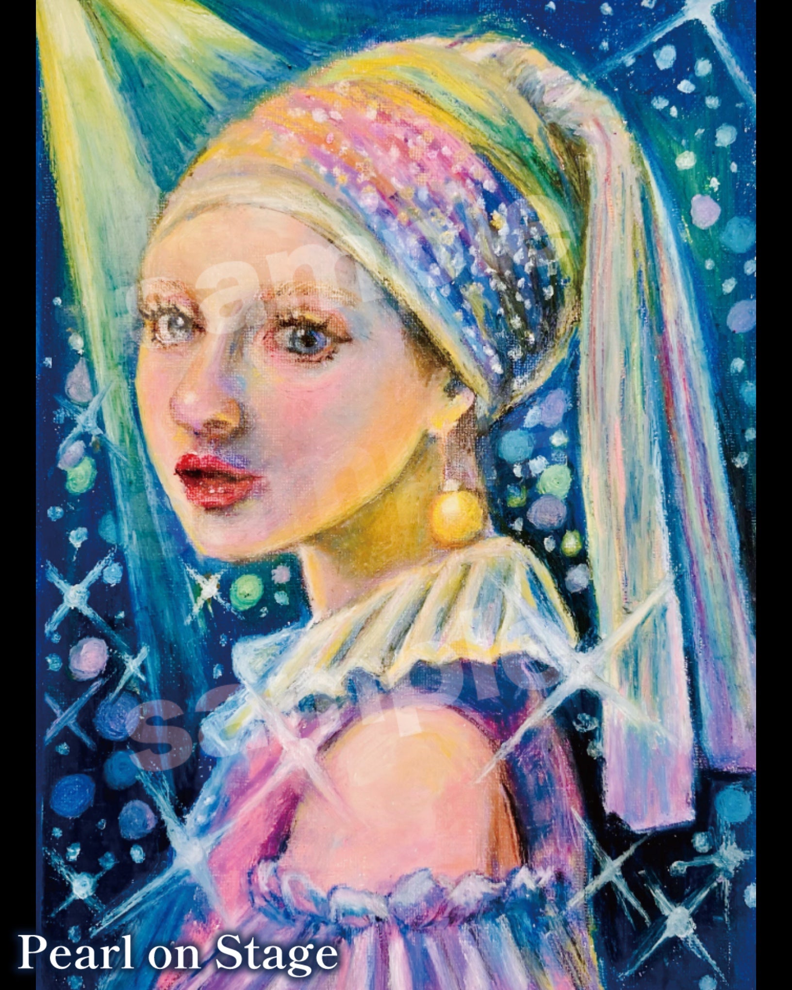 真珠の耳飾りの少女」 アレンジ (複製画) – ヌリイロ