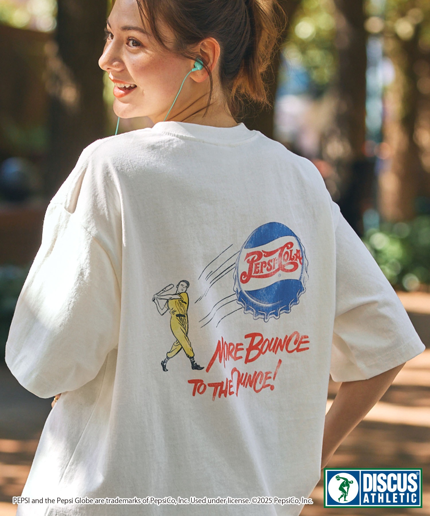 DISCUS ATHLETIC×PEPSI】コラボプリント半袖Tシャツ/ディスカス
