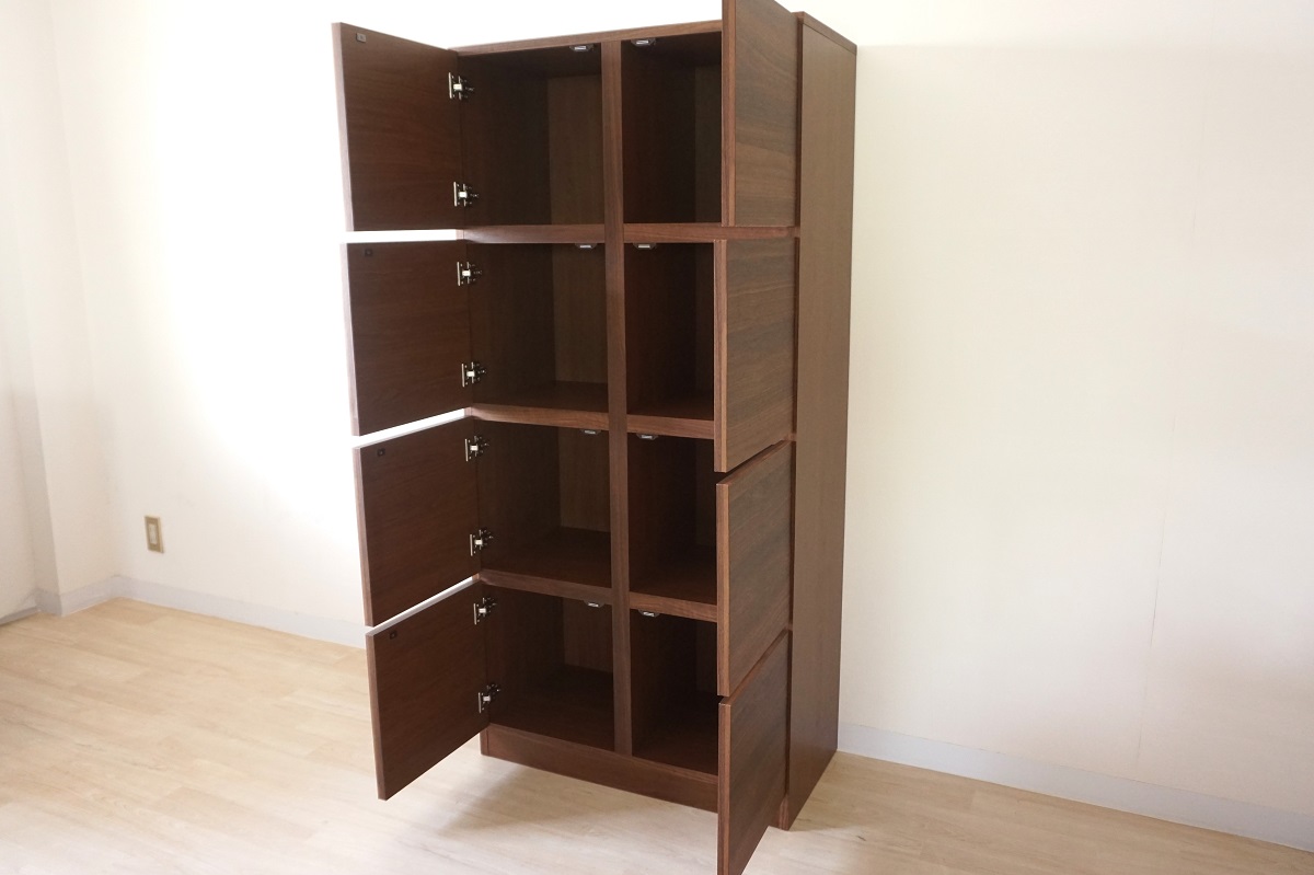 幅74.2 奥行38.5 高さ155】ダブルディ2 74－8ラック | 大川家具