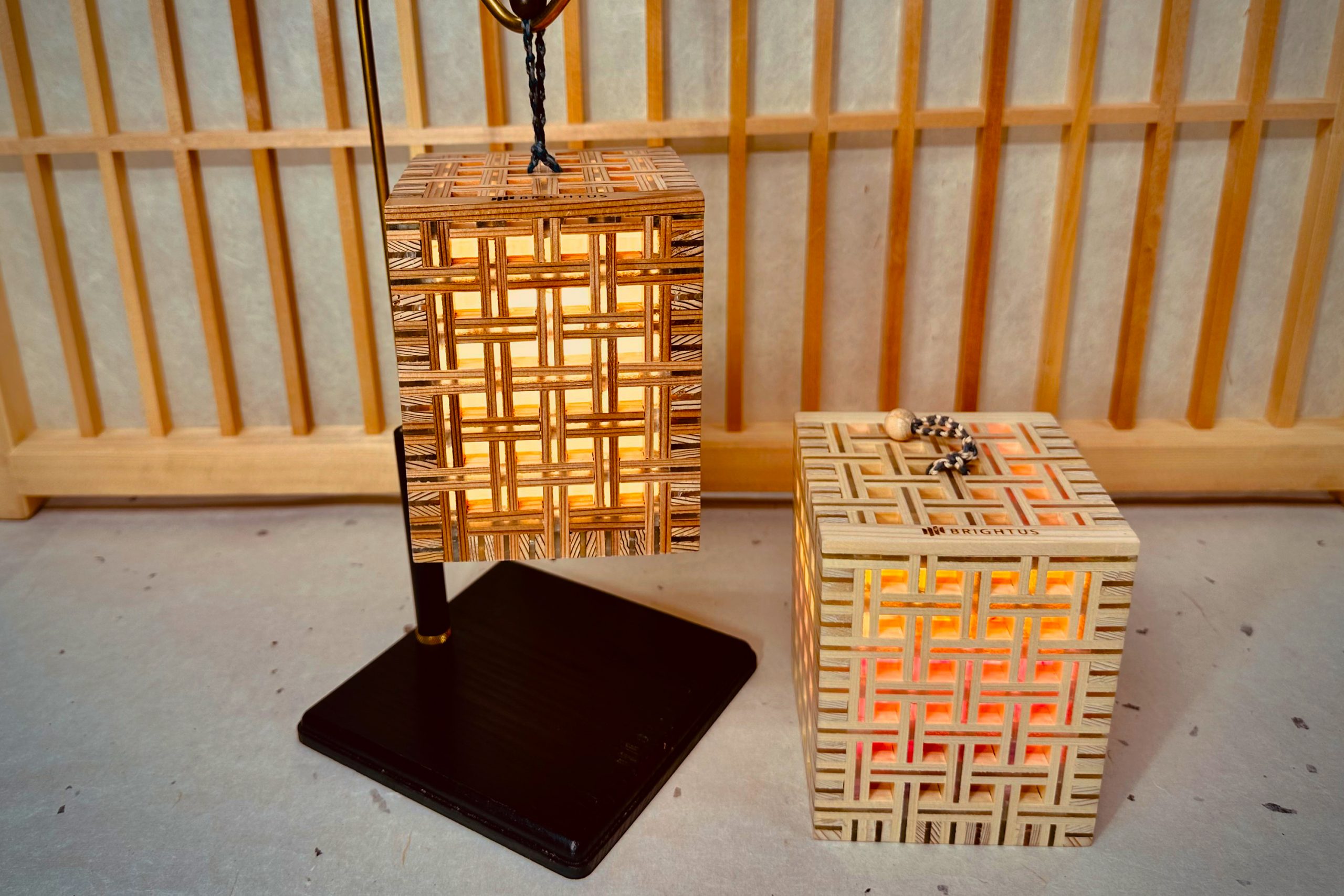 組子アクリルランタンシェード | おもてなしセレクション（OMOTENASHI