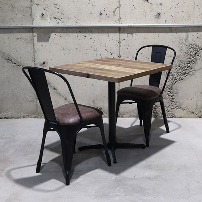 1/29まで！インダストリアル！無垢材のカフェテーブル【ハンドメイド