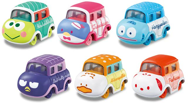 ドリームトミカ サンリオキャラクターズコレクション4🚗」来年1月発売