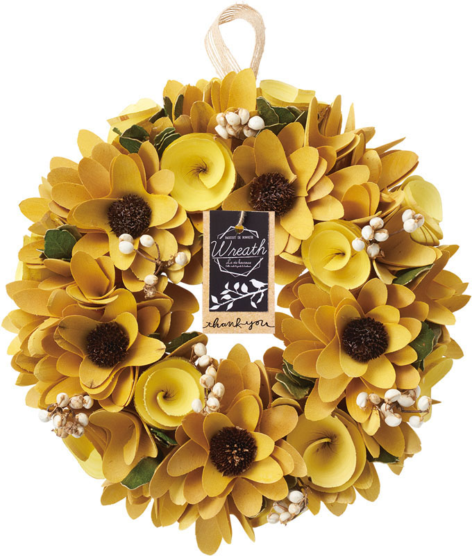 別途送料】【個人宅不可】ひまわりﾘｰｽM: デコレーションアイテム