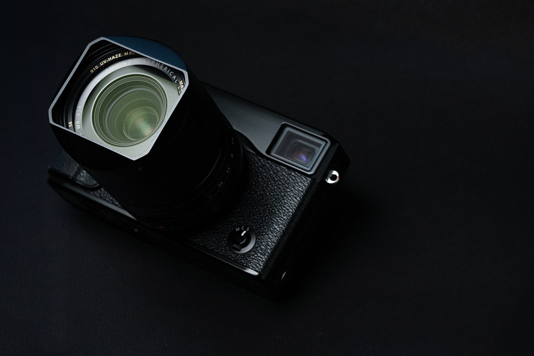 スクエアフード FUJIFILM XF33mm/23mm f1.4 R LM WR専用アルミフード