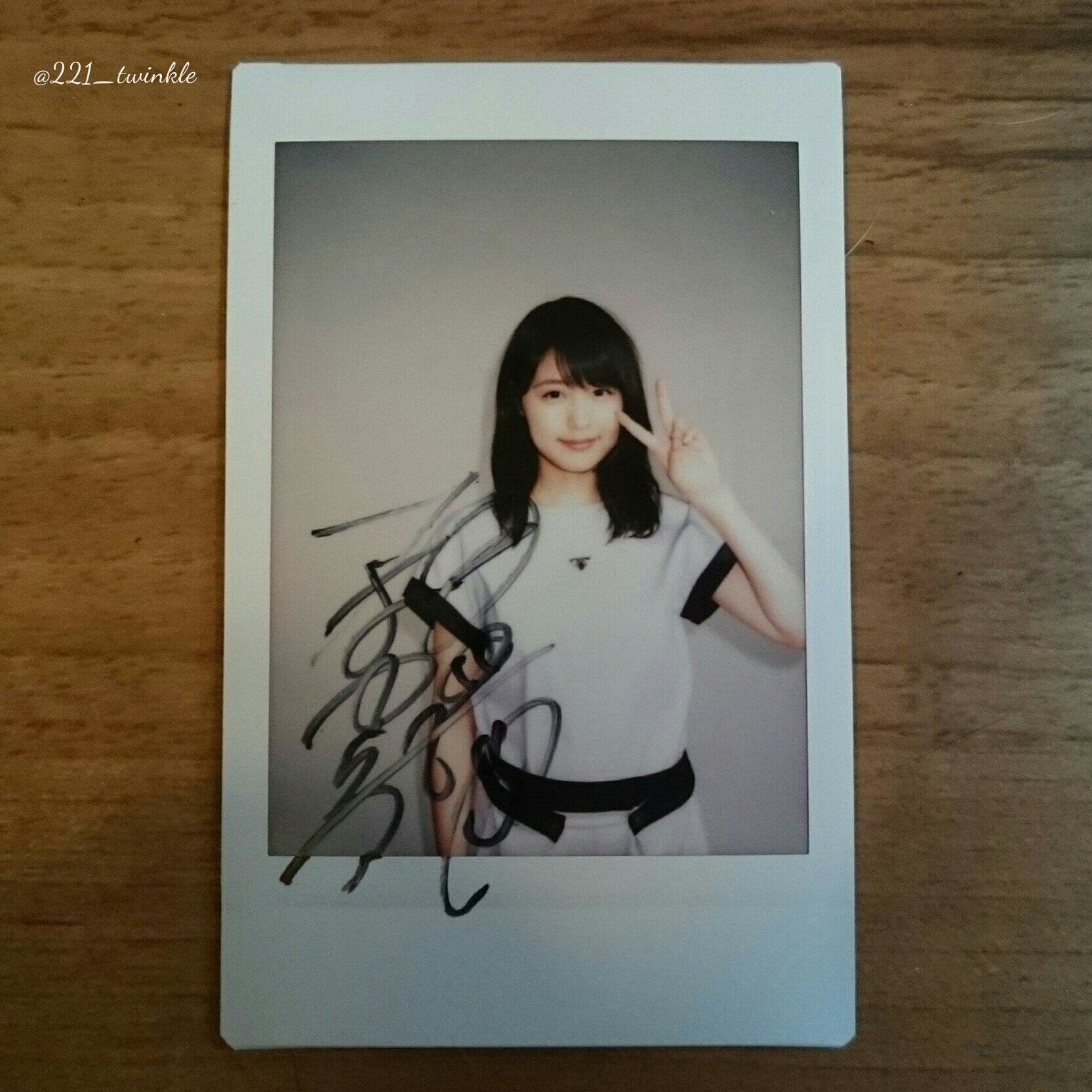 有村架純 サイン 生写真 ポラ チェキ TV LIFE