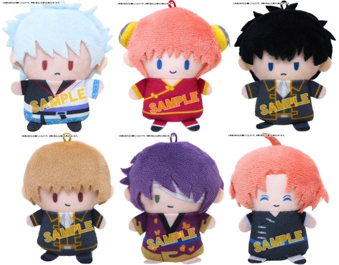 コンプセット フィンガーマスコット 銀魂