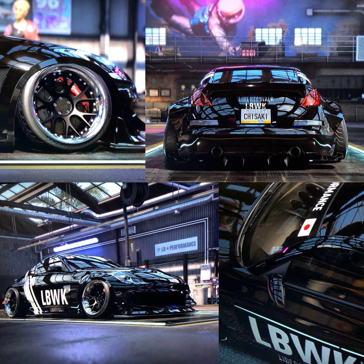 ニードフォースピードヒート🎮で リバティウォークのchisakiさん👩の